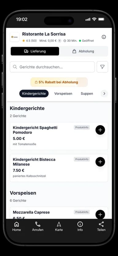 Ristorante La Sorrisa App