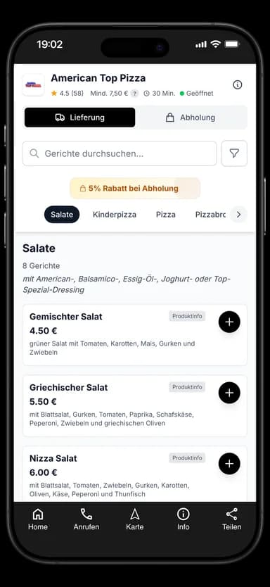 American Top Pizza App