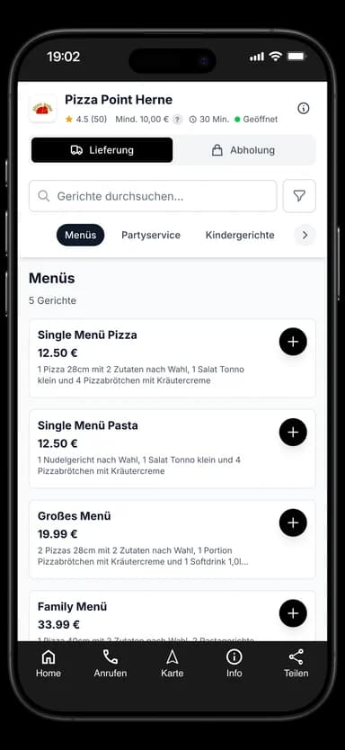 Pizza Point Herne App