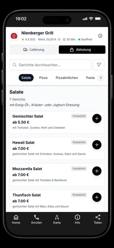 Nienberger Grill App