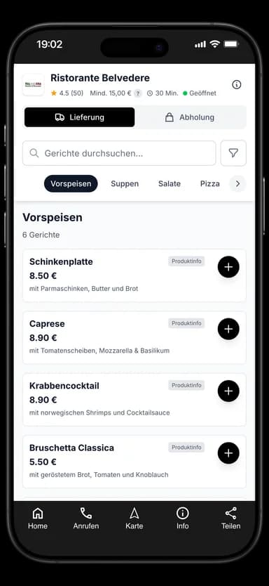 Ristorante Belvedere App