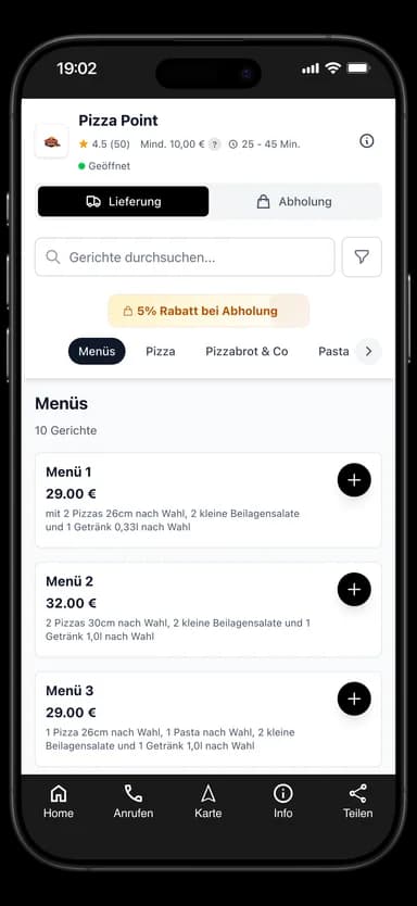 Pizza Point App