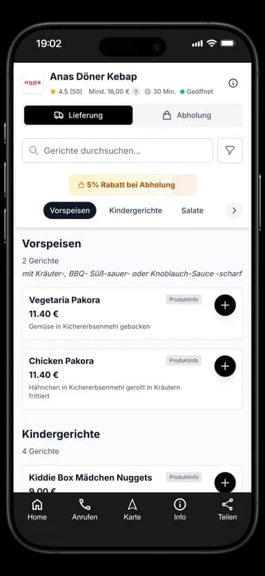 Anas Döner Kebap App