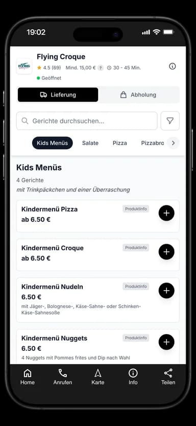Flying Croque App