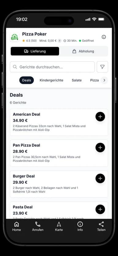 Pizza Poker App