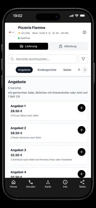 Pizzeria Fiamma App