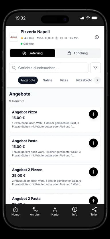 Pizzeria Napoli App