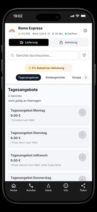 Roma Express App