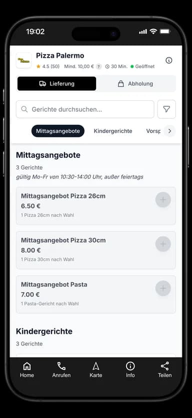Pizza Palermo App