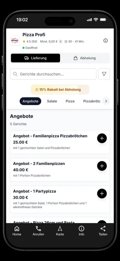 Pizza Profi App