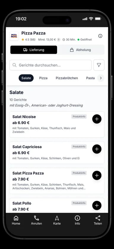 Pizza Pazza App