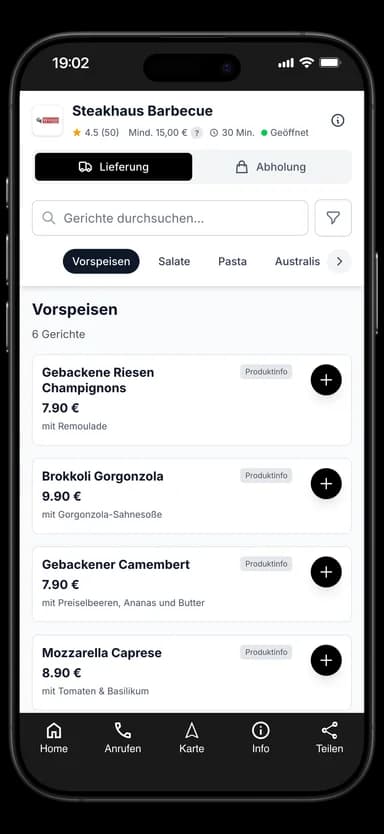 Steakhaus Barbecue App