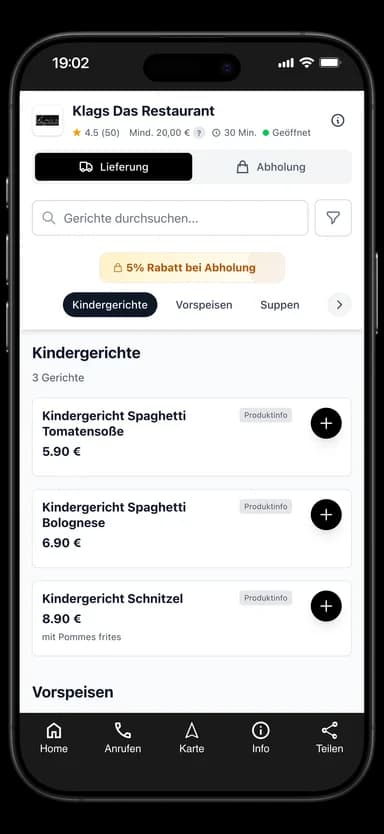Klags Das Restaurant App