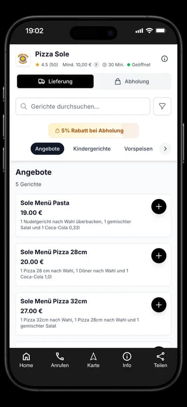 Pizza Sole App