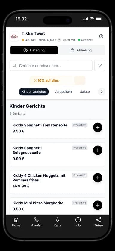 Tikka Twist App