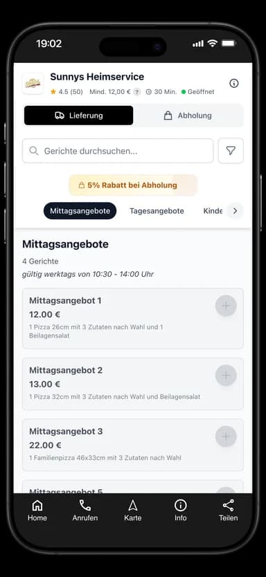 Sunnys Heimservice App