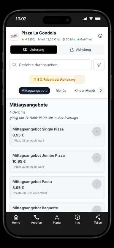 Pizza La Gondola App