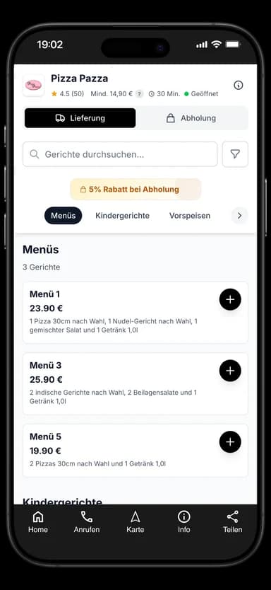 Pizza Pazza App