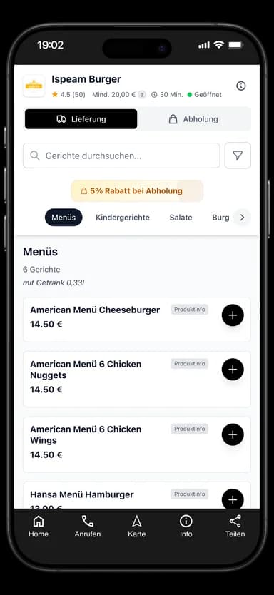Ispeam Burger App