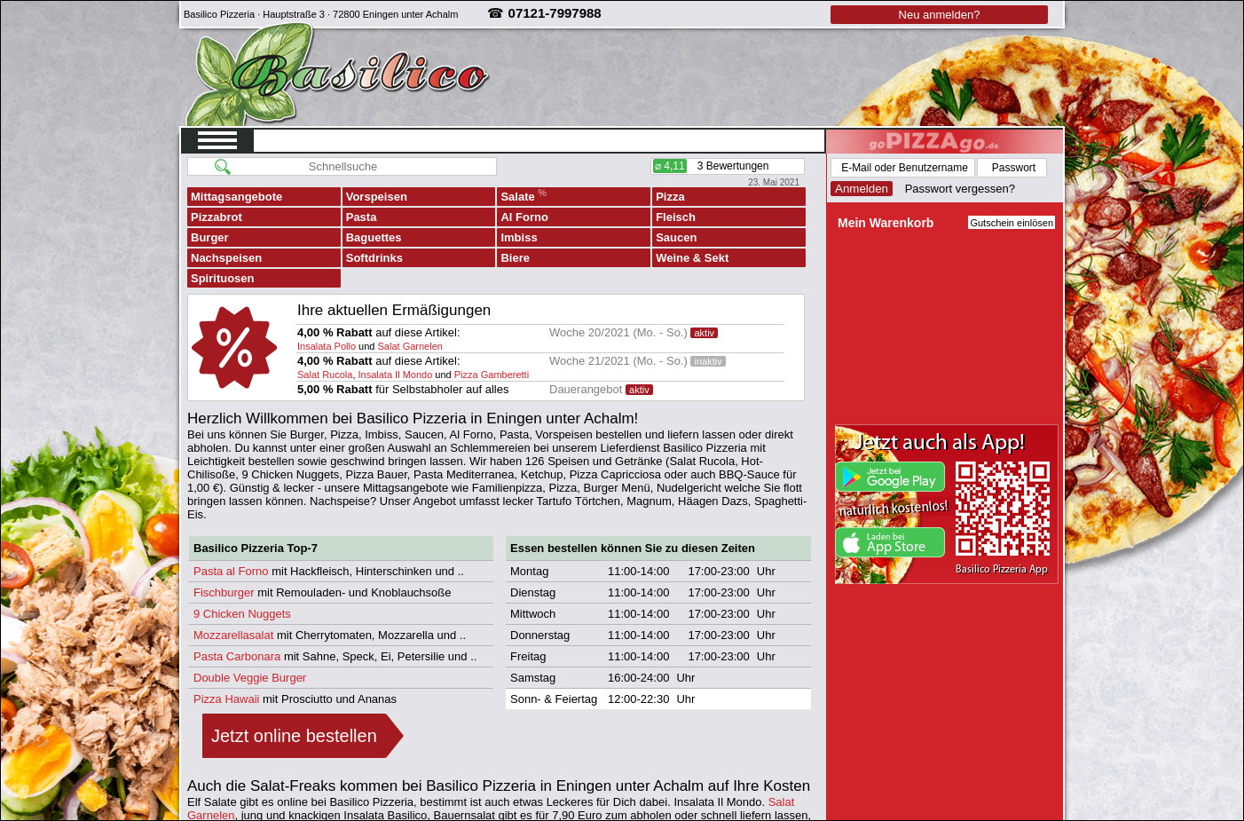 Onlineshop Fur Ihren Lieferservice Lieferdienst Restaurant